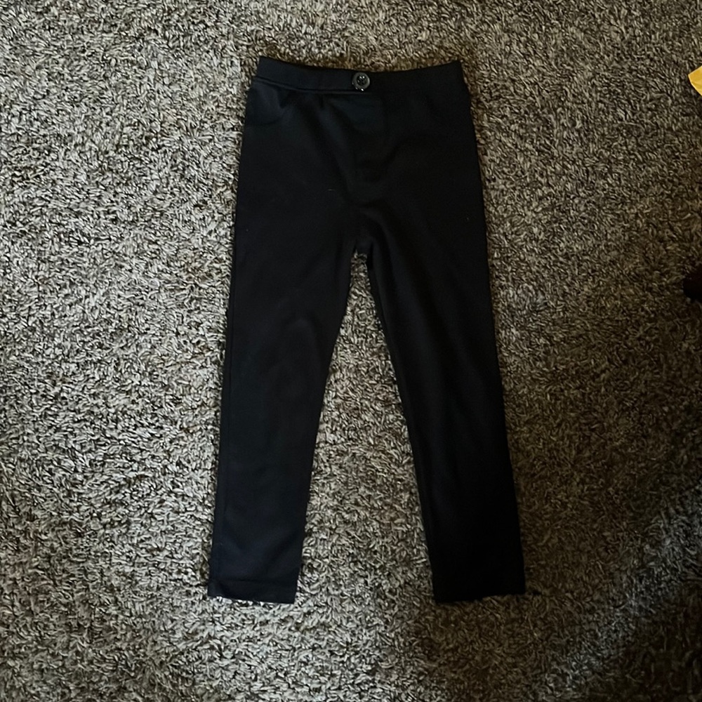 Little girl black leggings